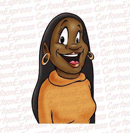 black woman smiling